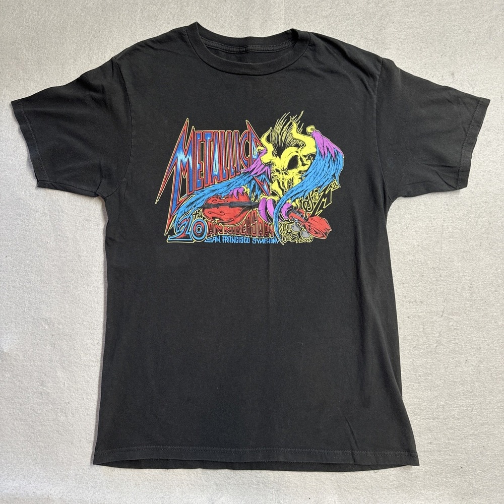 Metallica S&M2 20th Anniversary San Francisco Symphony T-Shirt Medium Black